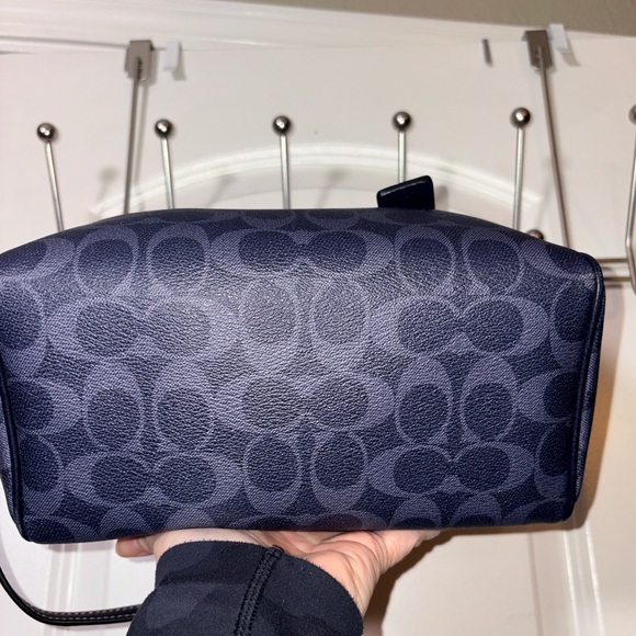 💙❤️ Coach Mini Bennett Satchel — Signature Canvas + Leather F57672 - Picture 5 of 14